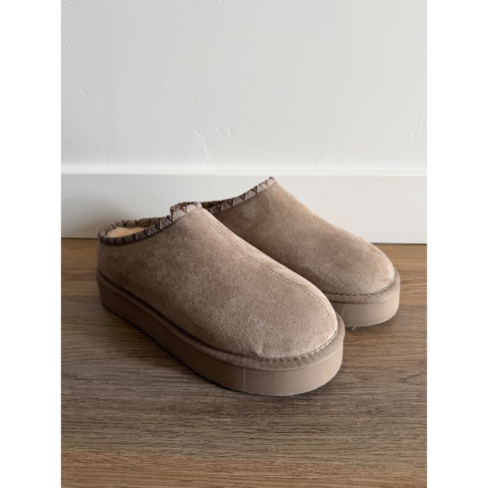 Women platform clog slippers size 8